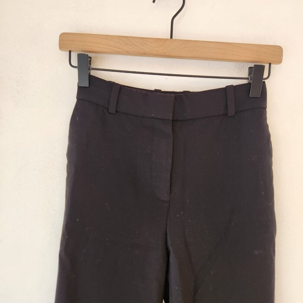 Babaton Aritzia New Agency Pants (Re)ssential Black Wool Trousers Straight 00 - Picture 4 of 8